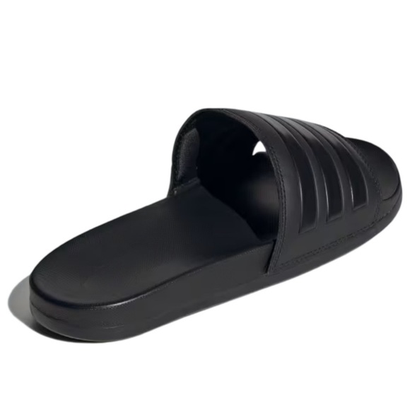 ADIDAS • Men’s Black Comfort Slides Sandals Shoes - Picture 4 of 7